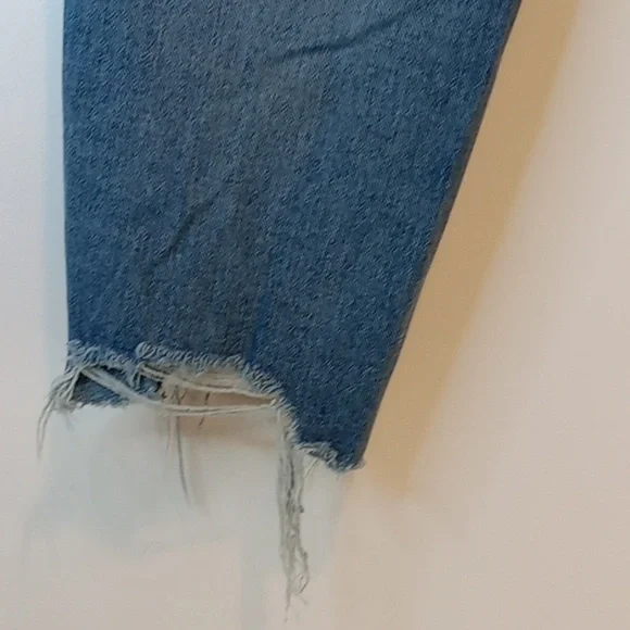 Free People FP Womens Size W-29 Mid Rise Capri Jeans Cropped Wide Leg Denim NICE - Picture 12 of 14